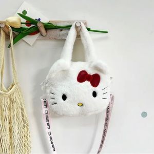 Y2K Hello Kitty Messenger Bag Sanrios Plush Figure Original Mini Handbag